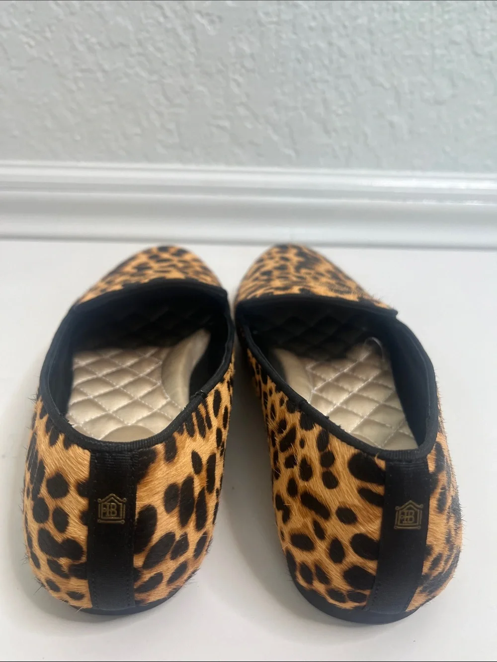 Birdies The Starling Cheetah Leopard Calf Hair Loafers Sz 7.5